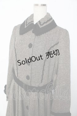 画像3: Innocent World / ヘリンボーンコートドレス L ブラック Y-25-10-31-043-IW-CO-SZ-ZY