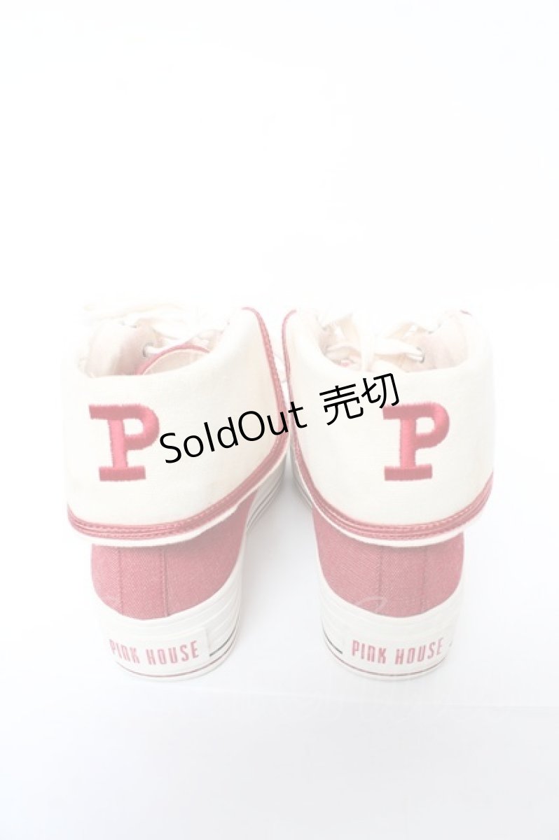 画像3: PINK HOUSE / セーラーカラーハイカットスニーカー  Y-25-10-31-005-LO-SH-SZ-ZTK030 (3)