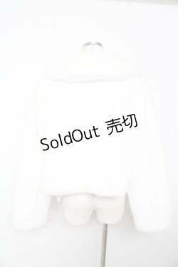 画像2: Angelic Pretty / Ladyファーショートコート  白 Y-25-10-31-048-AP-CO-SZ-ZY