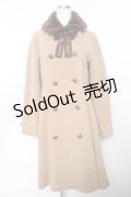 Innocent World / オリジナルロゴリボンコート M キャメル Y-25-10-31-050-IW-CO-SZ-ZY