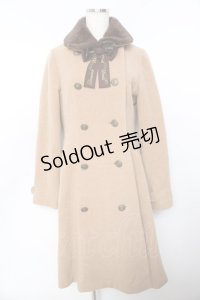 Innocent World / オリジナルロゴリボンコート M キャメル Y-25-10-31-050-IW-CO-SZ-ZY