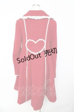画像2: Angelic Pretty / Lovelyハートポッケコート  赤 Y-25-10-31-052-AP-CO-SZ-ZY