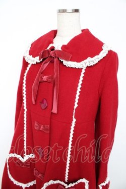 画像3: Angelic Pretty / Lovelyハートポッケコート  赤 Y-25-10-31-052-AP-CO-SZ-ZY