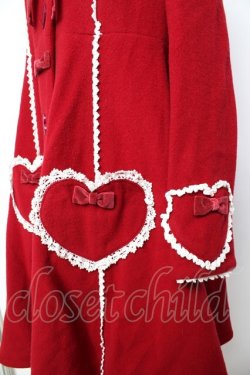 画像4: Angelic Pretty / Lovelyハートポッケコート  赤 Y-25-10-31-052-AP-CO-SZ-ZY