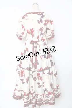 画像2: PINK HOUSE / リボンプリントワンピース F アイボリー Y-25-10-31-053-LO-OP-AS-ZY