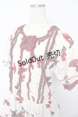 画像3: PINK HOUSE / リボンプリントワンピース F アイボリー Y-25-10-31-053-LO-OP-AS-ZY