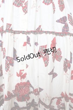 画像4: PINK HOUSE / リボンプリントワンピース F アイボリー Y-25-10-31-053-LO-OP-AS-ZY