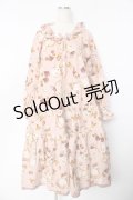 PINK HOUSE / ビターパンダプリントミディ丈ワンピース F ピンク Y-25-10-31-056-LO-SK-AS-ZY