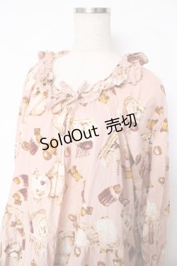 画像3: PINK HOUSE / ビターパンダプリントミディ丈ワンピース F ピンク Y-25-10-31-056-LO-SK-AS-ZY