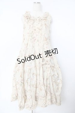 画像1: PINK HOUSE / ティータイムプリントワンピース F アイボリー Y-25-10-31-057-LO-OP-AS-ZY