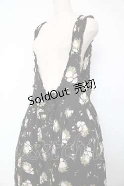 画像3: PINK HOUSE / ひな菊柄ジャンパースカート F 黒 Y-25-10-31-059-LO-OP-SZ-ZY