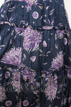 画像4: PINK HOUSE / ラベンダープリントノースリーブワンピース F 紺 Y-25-10-31-060-LO-OP-AS-ZY