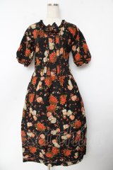 PINK HOUSE / ベリーベリージャムワンピース F 黒 Y-25-10-31-061-LO-OP-AS-ZY