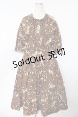 PINK HOUSE / ひな菊ブーケ柄ワンピース F ブラウン Y-25-10-31-062-LO-OP-AS-ZY
