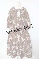 PINK HOUSE / ロージーローズプリントワンピース F ブラウン Y-25-10-31-064-LO-OP-AS-ZY