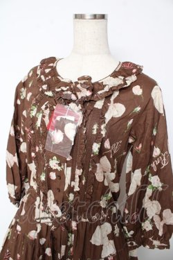 画像3: PINK HOUSE / ロージーローズプリントワンピース F ブラウン Y-25-10-31-064-LO-OP-AS-ZY