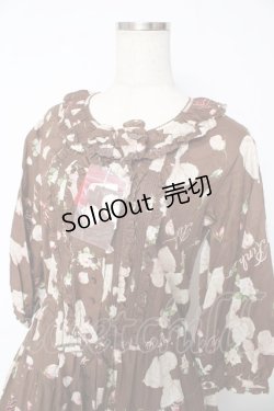 画像3: PINK HOUSE / ロージーローズプリントワンピース F ブラウン Y-25-10-31-064-LO-OP-AS-ZY