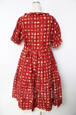 画像2: PINK HOUSE / Pink House Favoritesプリントワンピース F 赤 Y-25-10-31-065-LO-OP-AS-ZY