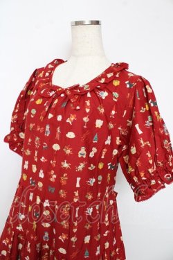 画像3: PINK HOUSE / Pink House Favoritesプリントワンピース F 赤 Y-25-10-31-065-LO-OP-AS-ZY