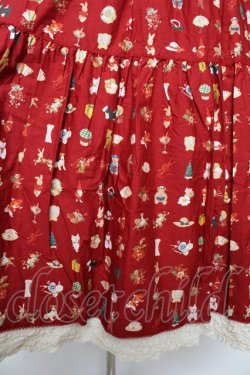 画像4: PINK HOUSE / Pink House Favoritesプリントワンピース F 赤 Y-25-10-31-065-LO-OP-AS-ZY