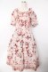 画像1: PINK HOUSE / ローズリースプリントワンピース F ピンク Y-25-10-31-066-LO-OP-SZ-ZY (1)