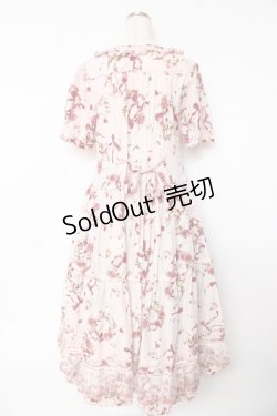 画像2: PINK HOUSE / ローズリースプリントワンピース F ピンク Y-25-10-31-066-LO-OP-SZ-ZY