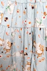 画像4: PINK HOUSE / クッキーラビッツプリントフード付きミディワンピース F サックス Y-25-10-31-067-LO-OP-AS-ZY (4)