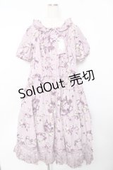 PINK HOUSE / ローズリースプリントワンピース F ラベンダー Y-25-10-31-071-LO-OP-AS-ZY