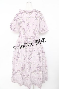 画像2: PINK HOUSE / ローズリースプリントワンピース F ラベンダー Y-25-10-31-071-LO-OP-AS-ZY