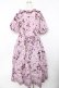 画像2: PINK HOUSE / ローズリースプリントワンピース F ラベンダー Y-25-10-31-071-LO-OP-AS-ZY (2)