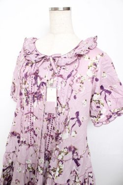 画像3: PINK HOUSE / ローズリースプリントワンピース F ラベンダー Y-25-10-31-071-LO-OP-AS-ZY