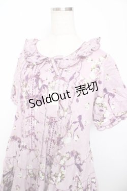 画像3: PINK HOUSE / ローズリースプリントワンピース F ラベンダー Y-25-10-31-071-LO-OP-AS-ZY