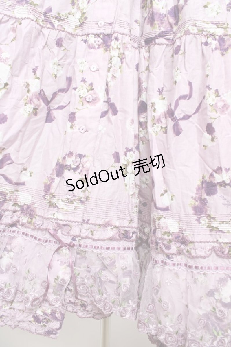 画像4: PINK HOUSE / ローズリースプリントワンピース F ラベンダー Y-25-10-31-071-LO-OP-AS-ZY (4)