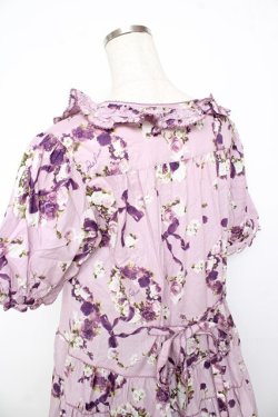 画像5: PINK HOUSE / ローズリースプリントワンピース F ラベンダー Y-25-10-31-071-LO-OP-AS-ZY