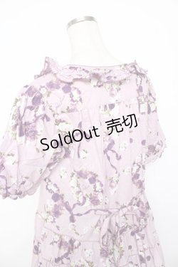 画像5: PINK HOUSE / ローズリースプリントワンピース F ラベンダー Y-25-10-31-071-LO-OP-AS-ZY