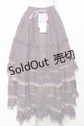 PINK HOUSE / ドイリーレース使いスカート F パープル Y-25-10-31-076-LO-SK-SZ-ZY