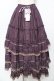 画像1: PINK HOUSE / ドイリーレース使いスカート F パープル Y-25-10-31-076-LO-SK-SZ-ZY (1)