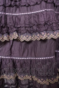 画像3: PINK HOUSE / ドイリーレース使いスカート F パープル Y-25-10-31-076-LO-SK-SZ-ZY