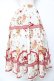 画像2: PINK HOUSE / Straw-berry Hatプリントパッチワークスカート F サックス Y-25-10-31-078-LO-SK-SZ-ZY (2)