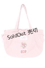 PINK HOUSE / いちご刺繍ワッペントートバッグ F ピンク Y-25-10-31-002-LO-BG-SZ-ZY