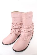 PINK HOUSE / ピコフリルアップブーツ   Y-25-10-31-008-LO-SH-AS-ZY
