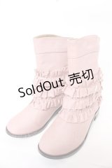 PINK HOUSE / ピコフリルアップブーツ   Y-25-10-31-008-LO-SH-AS-ZY
