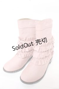 PINK HOUSE / ピコフリルアップブーツ   Y-25-10-31-008-LO-SH-AS-ZY