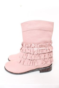 画像2: PINK HOUSE / ピコフリルアップブーツ   Y-25-10-31-008-LO-SH-AS-ZY