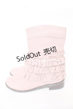 画像2: PINK HOUSE / ピコフリルアップブーツ   Y-25-10-31-008-LO-SH-AS-ZY