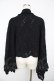 画像2: axes femme / 起毛レース姫袖風ボレロ  黒 Y-25-11-01-051-AX-TO-SZ-ZY (2)