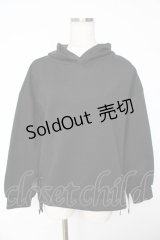 axes femme / サイドリボンパーカープルオーバー F 黒 Y-25-11-01-058-AX-TO-SZ-ZY