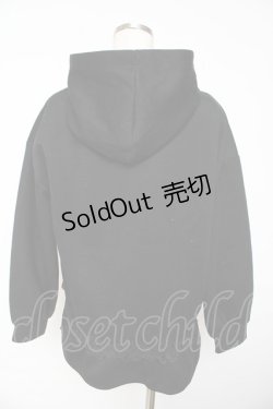 画像2: axes femme / サイドリボンパーカープルオーバー F 黒 Y-25-11-01-058-AX-TO-SZ-ZY