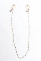 Rojita / チャーム付きマスクチェーン  ピンク Y-25-11-01-010-LO-AC-SZ-ZY