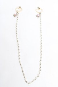 Rojita / チャーム付きマスクチェーン  ピンク Y-25-11-01-010-LO-AC-SZ-ZY